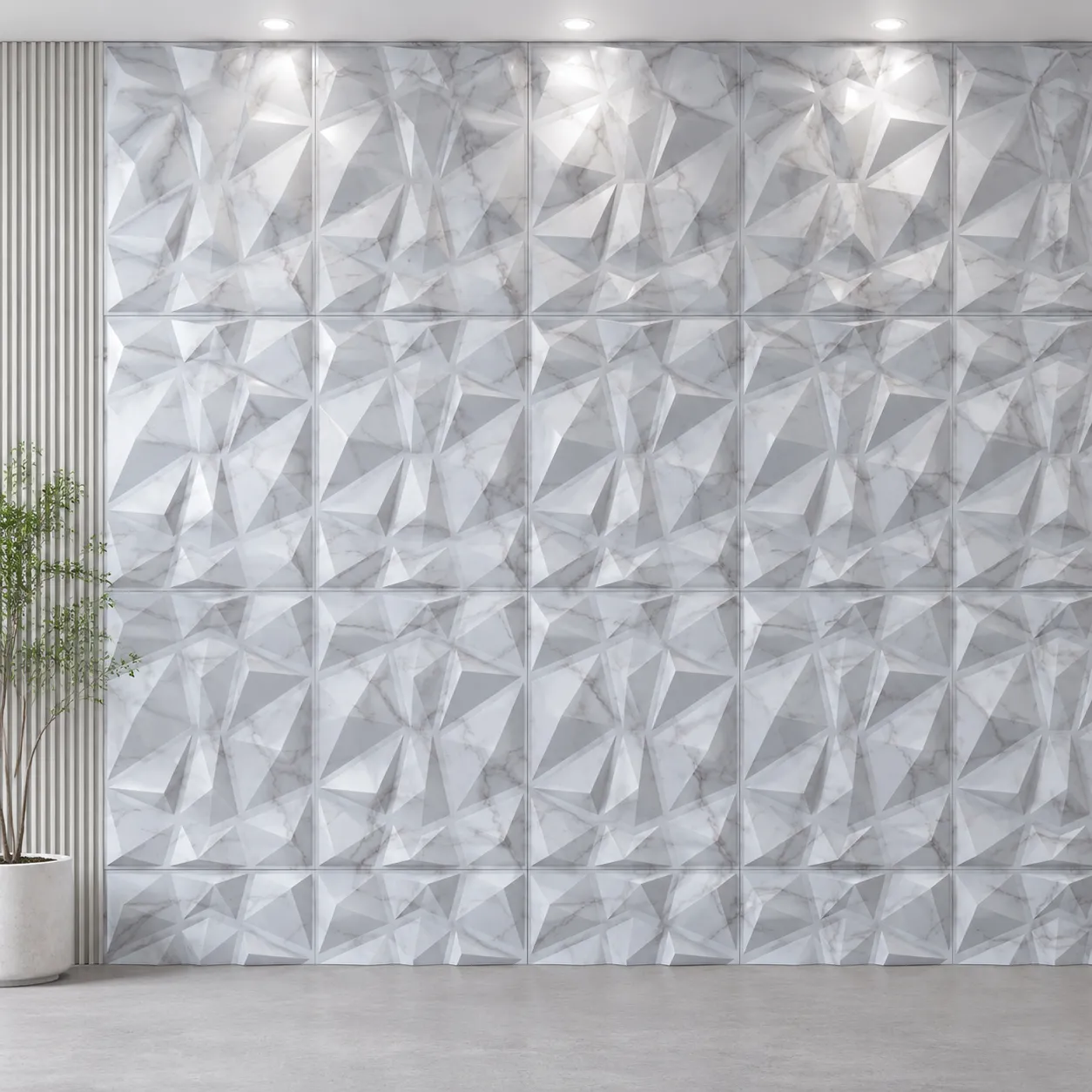 3D PVC Decorative Wall Cladding Marble Look Surface Hotel Showroom Commercial Wall Panel WYRAX_5 3D PVC Decorative Wall Cladding Marble Look Surface Hotel Showroom Commercial Wall Panel WYRAX