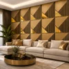 3D PVC Mirror Wall Panel Gold Silver Insert 500x500mm Hotel Restaurant Feature Wall WYRAX_4 3D PVC Mirror Wall Panel Gold Silver Insert 500x500mm Hotel Restaurant Feature Wall WYRAX