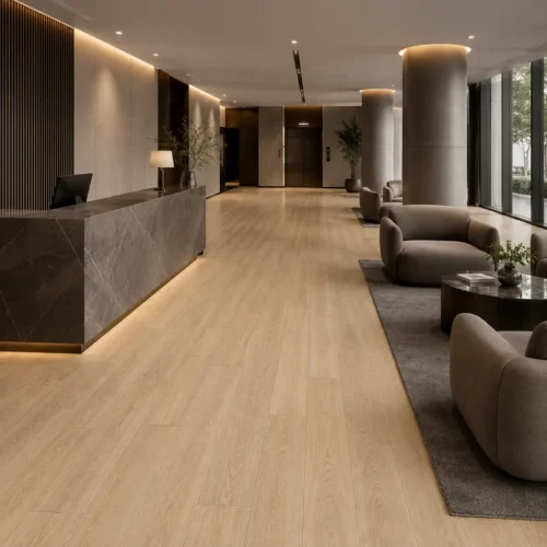 4mm SPC Click Flooring Light Oak Wood Grain Waterproof Rigid Core Apartment Commercial Project WYRAX_2 4mm SPC Click Flooring Light Oak Wood Grain Waterproof Rigid Core Apartment Commercial Project WYRAX