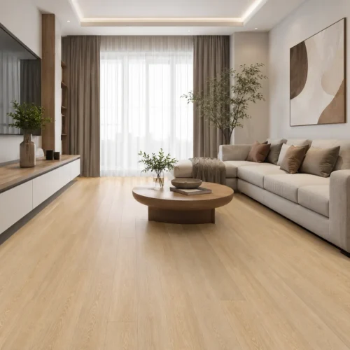 4mm SPC Click Flooring Light Oak Wood Grain Waterproof Rigid Core Apartment Commercial Project WYRAX_4 4mm SPC Click Flooring Light Oak Wood Grain Waterproof Rigid Core Apartment Commercial Project WYRAX