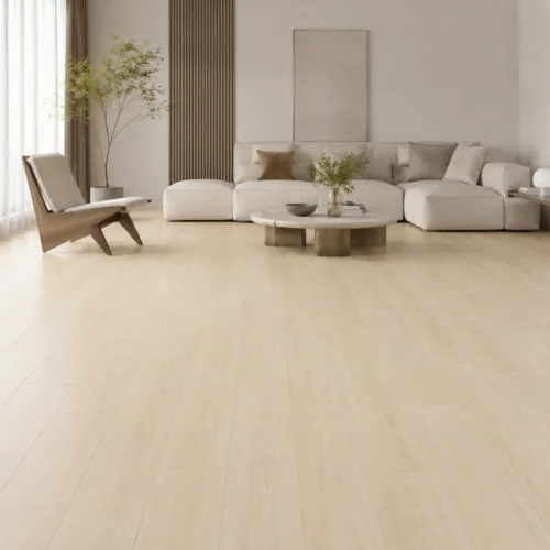 5mm SPC Click Lock Flooring Soft Beige Solid Color Modern Minimalist Hotel Apartment Commercial WYRAX_4 5mm SPC Click Lock Flooring Soft Beige Solid Color Modern Minimalist Hotel Apartment Commercial WYRAX