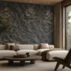 7PU Rock Stone Wall Panel Dark Grey 3D Texture Bar Restaurant Commercial Interior Decoration WYRAX_3 PU Rock Stone Wall Panel Dark Grey 3D Texture Bar Restaurant Commercial Interior Decoration WYRAX