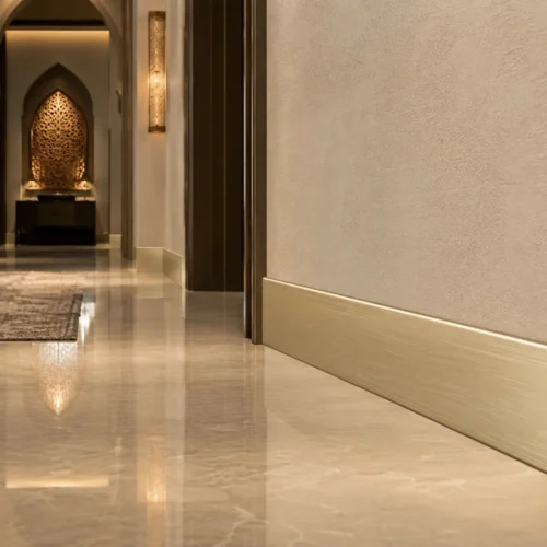 Aluminum Baseboard 60mm Champagne Gold Middle East Style Hotel Villa WYRAX (2) Aluminum Baseboard 60mm Champagne Gold Middle East Style Hotel Villa WYRAX