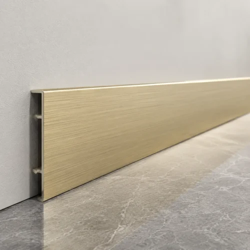 Aluminum Baseboard 60mm Champagne Gold Middle East Style Hotel Villa WYRAX (4) Aluminum Baseboard 60mm Champagne Gold Middle East Style Hotel Villa WYRAX