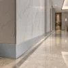 Aluminum Baseboard 80mm Brushed Silver Match Marble PVC Wall Panel Hotel WYRAX (2) Aluminum Baseboard 80mm Brushed Silver Match Marble PVC Wall Panel Hotel WYRAX