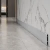 Aluminum Baseboard 80mm Brushed Silver Match Marble PVC Wall Panel Hotel WYRAX (3) Aluminum Baseboard 80mm Brushed Silver Match Marble PVC Wall Panel Hotel WYRAX