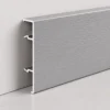 Aluminum Baseboard 80mm Brushed Silver Match Marble PVC Wall Panel Hotel WYRAX (7) Aluminum Baseboard 80mm Brushed Silver Match Marble PVC Wall Panel Hotel WYRAX