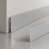 Aluminum Baseboard 80mm Brushed Silver Office Commercial Space Modern Interior WYRAX (8) Aluminum Baseboard 80mm Brushed Silver Office Commercial Space Modern Interior WYRAX