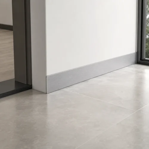 Aluminum Skirting 100mm Brushed Silver Luxury Hotel Restaurant Commercial WYRAX (3) Aluminum Skirting 100mm Brushed Silver Luxury Hotel Restaurant Commercial WYRAX