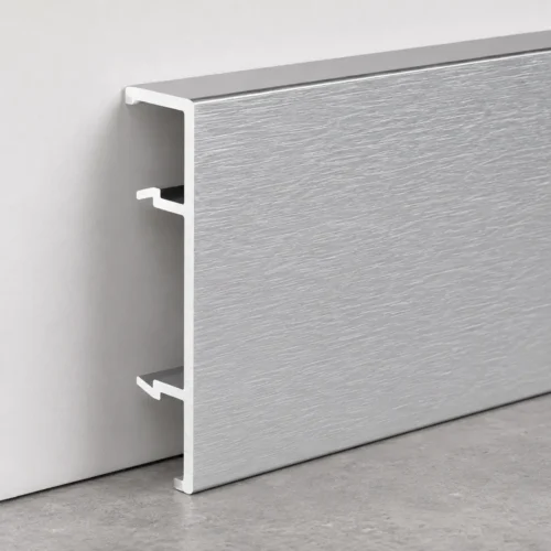 Aluminum Skirting 100mm Brushed Silver Luxury Hotel Restaurant Commercial WYRAX (5) Aluminum Skirting 100mm Brushed Silver Luxury Hotel Restaurant Commercial WYRAX