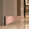 Aluminum Skirting 100mm Rose Gold Premium Hotel Restaurant Commercial WYRAX (2) Aluminum Skirting 100mm Rose Gold Premium Hotel Restaurant Commercial WYRAX