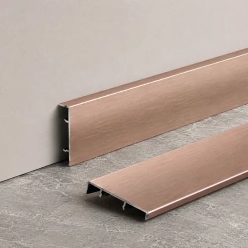 Aluminum Skirting 100mm Rose Gold Premium Hotel Restaurant Commercial WYRAX (6) Aluminum Skirting 100mm Rose Gold Premium Hotel Restaurant Commercial WYRAX