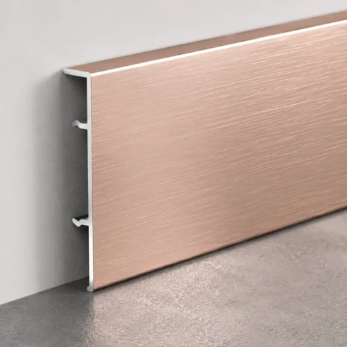 Aluminum Skirting 100mm Rose Gold Premium Hotel Restaurant Commercial WYRAX (7) Aluminum Skirting 100mm Rose Gold Premium Hotel Restaurant Commercial WYRAX