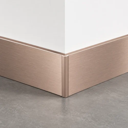 Aluminum Skirting 100mm Rose Gold Premium Hotel Restaurant Commercial WYRAX (8) Aluminum Skirting 100mm Rose Gold Premium Hotel Restaurant Commercial WYRAX