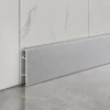 Aluminum Skirting Board 60mm Brushed Silver Commercial Hotel Interior Finishing WYRAX (5) Aluminum Skirting Board 60mm Brushed Silver Commercial Hotel Interior Finishing WYRAX