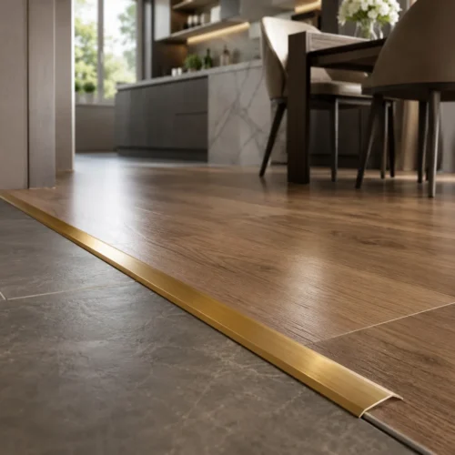 Aluminum T-Molding Champagne Gold Floor Transition Luxury Commercial Hotel WYRAX (3) Aluminum T-Molding Champagne Gold Floor Transition Luxury Commercial Hotel WYRAX