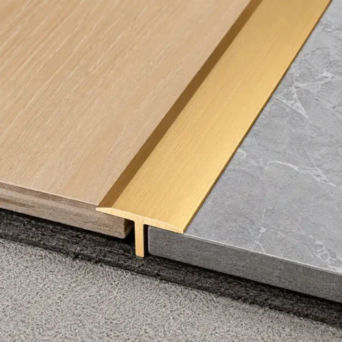 Aluminum T-Molding Champagne Gold Floor Transition Luxury Commercial Hotel WYRAX (6) Aluminum T-Molding Champagne Gold Floor Transition Luxury Commercial Hotel WYRAX