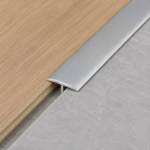Aluminum T-Molding Transition Strip Silver 6mm Floor to Floor Commercial Project WYRAX (5) Aluminum T-Molding Transition Strip Silver 6mm Floor to Floor Commercial Project WYRAX