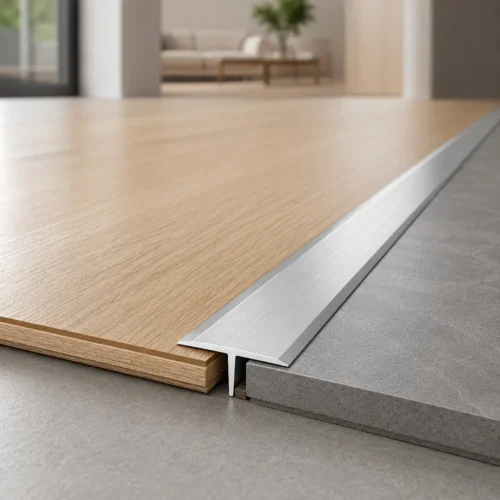Aluminum T-Molding Transition Strip Silver 6mm Floor to Floor Commercial Project WYRAX (9) Aluminum T-Molding Transition Strip Silver 6mm Floor to Floor Commercial Project WYRAX