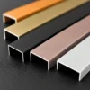 Aluminum U-Channel Champagne Gold Premium Interior Edge Trim Commercial WYRAX (6) Aluminum U-Channel Champagne Gold Premium Interior Edge Trim Commercial WYRAX