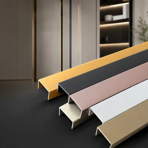 Aluminum U-Channel Champagne Gold Premium Interior Edge Trim Commercial WYRAX (7) Aluminum U-Channel Champagne Gold Premium Interior Edge Trim Commercial WYRAX