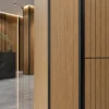 Aluminum U-Profile Matte Black WPC Wall Panel Edge Finishing Commercial WYRAX (2) Aluminum U-Profile Matte Black WPC Wall Panel Edge Finishing Commercial WYRAX