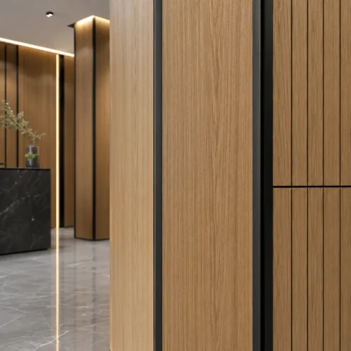 Aluminum U-Profile Matte Black WPC Wall Panel Edge Finishing Commercial WYRAX (2) Aluminum U-Profile Matte Black WPC Wall Panel Edge Finishing Commercial WYRAX