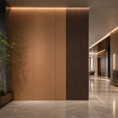 Bamboo Charcoal Wood Veneer Wall Panel 1220x2440mm Wood Grain Hotel Office Interior WYRAX_3 Bamboo Charcoal Wood Veneer Wall Panel 1220x2440mm Wood Grain Hotel Office Interior WYRAX