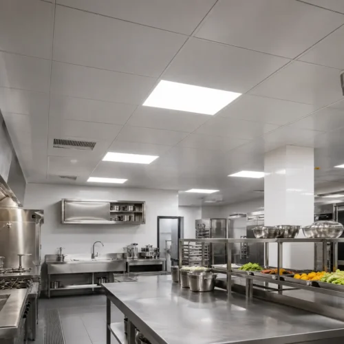 PVC Aluminum Composite Ceiling Panel Commercial Kitchen Industrial Use WYRAX (1) PVC Aluminum Composite Ceiling Panel Commercial Kitchen Industrial Use WYRAX