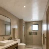 PVC Ceiling Panel Marble Texture Waterproof Bathroom Hotel Toilet 600×600mm WYRAX