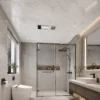 PVC Ceiling Panel Marble Texture Waterproof Bathroom Hotel Toilet 600×600mm WYRAX