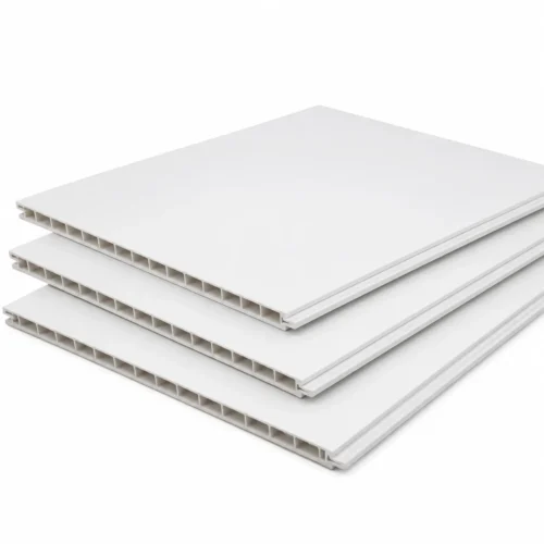 PVC Matte White Ceiling Panel Waterproof Minimalist Bathroom Commercial Use WYRAX