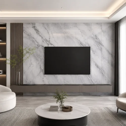 UV Marble Wall Panel Grey White Vein Scratch Resistant Commercial Engineering Project WYRAX_4 UV Marble Wall Panel Grey White Vein Scratch Resistant Commercial Engineering Project WYRAX