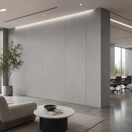 UV Wall Panel Concrete Grey Texture Modern Office Commercial Project WYRAX_2 UV Wall Panel Concrete Grey Texture Modern Office Commercial Project WYRAX
