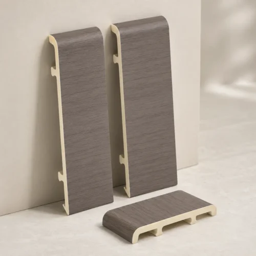 WPC Baseboard 80mm Ash Wood Grain Modern Commercial Interior Waterproof WYRAX-1 WPC Baseboard 80mm Ash Wood Grain Modern Commercial Interior Waterproof WYRAX