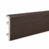 WPC Baseboard 80mm Dark Brown Wood Grain Restaurant Hotel Commercial Interior WYRAX-1 WPC Baseboard 80mm Dark Brown Wood Grain Restaurant Hotel Commercial Interior WYRAX