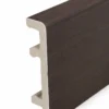 WPC Baseboard 80mm Dark Brown Wood Grain Restaurant Hotel Commercial Interior WYRAX-6 WPC Baseboard 80mm Dark Brown Wood Grain Restaurant Hotel Commercial Interior WYRAX