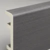 WPC Baseboard 80mm Smoke Grey Grain Modern Commercial Hotel Interior WYRAX-3 WPC Baseboard 80mm Smoke Grey Grain Modern Commercial Hotel Interior WYRAX