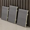 WPC Baseboard 80mm Smoke Grey Grain Modern Commercial Hotel Interior WYRAX-6 WPC Baseboard 80mm Smoke Grey Grain Modern Commercial Hotel Interior WYRAX
