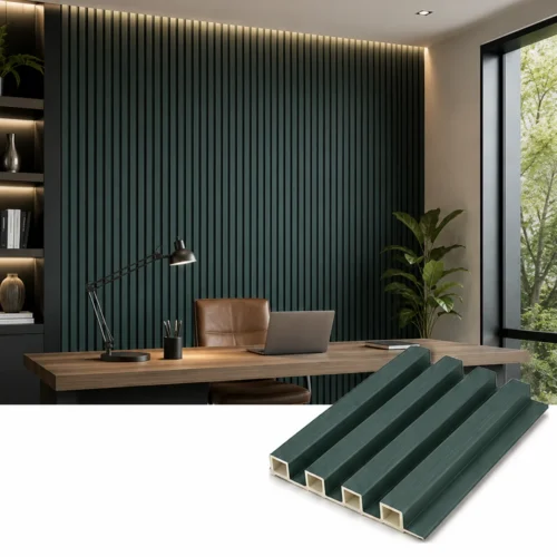 WPC Fluted Wall Panel Custom Color Bulk Order Commercial Engineering Project WYRAX_2 WPC Fluted Wall Panel Custom Color Bulk Order Commercial Engineering Project WYRAX