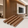 WPC Fluted Wall Panel Light Oak Wood Grain Waterproof Hotel Commercial Project WYRAX_6 WPC Fluted Wall Panel Light Oak Wood Grain Waterproof Hotel Commercial Project WYRAX