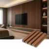 WPC Grille Wall Panel Walnut Wood Grain Interior Decorative Restaurant Hotel Commercial WYRAX_5 WPC Grille Wall Panel Walnut Wood Grain Interior Decorative Restaurant Hotel Commercial WYRAX