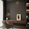 WPC Grooved Wall Panel Grey Easy Install Office Commercial Project Interior WYRAX_3 WPC Grooved Wall Panel Grey Easy Install Office Commercial Project Interior WYRAX