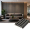 WPC Grooved Wall Panel Grey Easy Install Office Commercial Project Interior WYRAX_6 WPC Grooved Wall Panel Grey Easy Install Office Commercial Project Interior WYRAX
