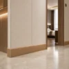 WPC Skirting 100mm Height Light Oak Grain High Skirting Board Commercial Hotel WYRAX-2 WPC Skirting 100mm Height Light Oak Grain High Skirting Board Commercial Hotel WYRAX