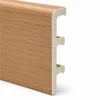 WPC Skirting 100mm Height Light Oak Grain High Skirting Board Commercial Hotel WYRAX-7 WPC Skirting 100mm Height Light Oak Grain High Skirting Board Commercial Hotel WYRAX