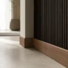 WPC Skirting 100mm Walnut Grain Premium Hotel Lobby Commercial Interior WYRAX-3 WPC Skirting 100mm Walnut Grain Premium Hotel Lobby Commercial Interior WYRAX