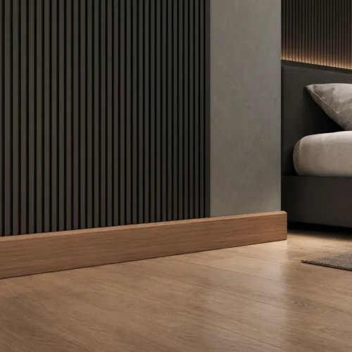 WPC Skirting 100mm Walnut Grain Premium Hotel Lobby Commercial Interior WYRAX-4 WPC Skirting 100mm Walnut Grain Premium Hotel Lobby Commercial Interior WYRAX
