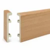 WPC Skirting Board 80mm Height Light Oak Grain Matching WPC Wall Panel Commercial WYRAX-6 WPC Skirting Board 80mm Height Light Oak Grain Matching WPC Wall Panel Commercial WYRAX