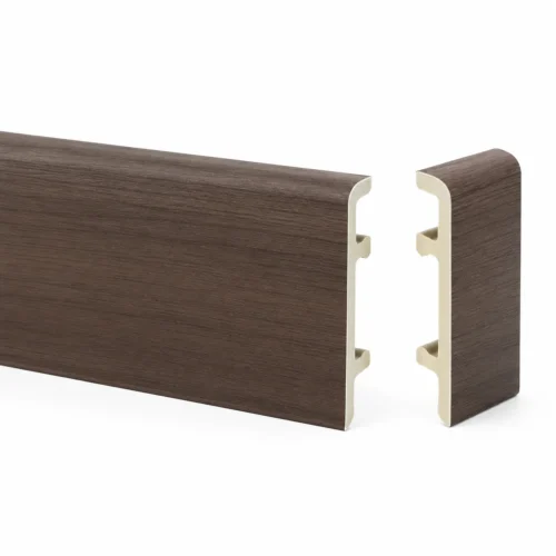 WPC Skirting Board 80mm Walnut Grain Matching WPC Dark Wall Panel Hotel WYRAX-1 WPC Skirting Board 80mm Walnut Grain Matching WPC Dark Wall Panel Hotel WYRAX